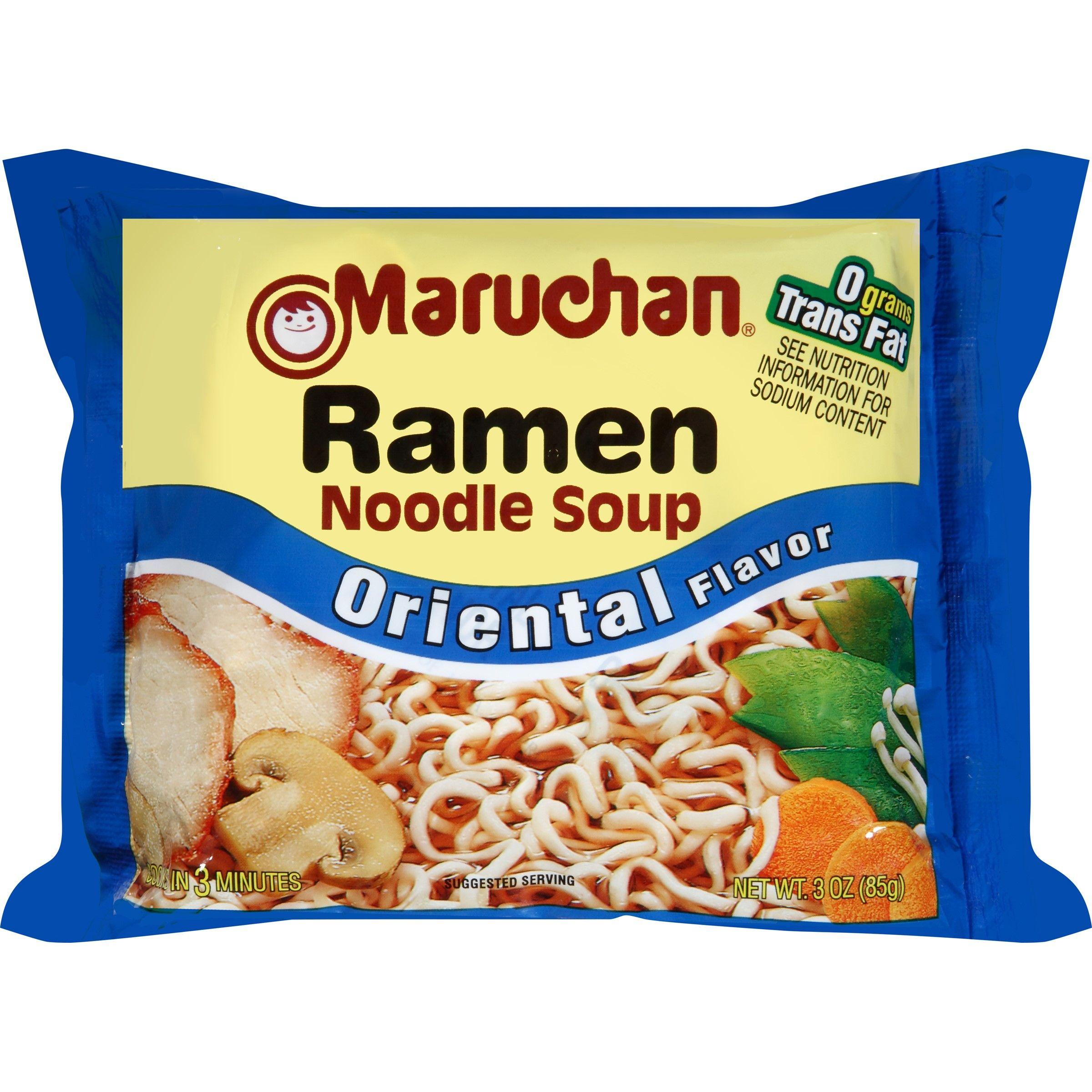 Maruchan Ramen Logo - Maruchan: Ramen Noodle Oriental Flavor Soup, 3 Oz (Pack of 24)