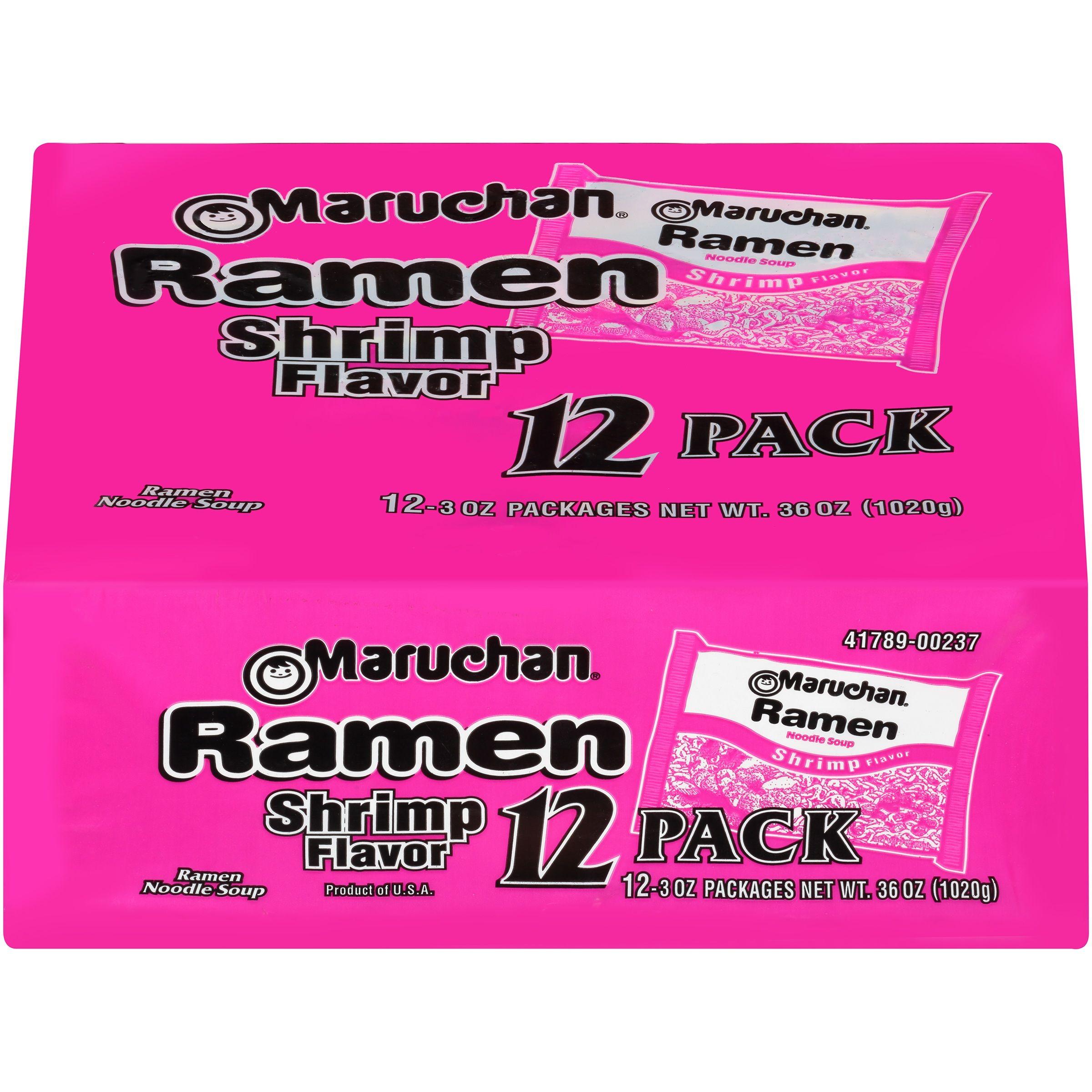 Maruchan Ramen Logo - Maruchan Shrimp Flavor Ramen Noodle Soup, 3 oz, 12 count