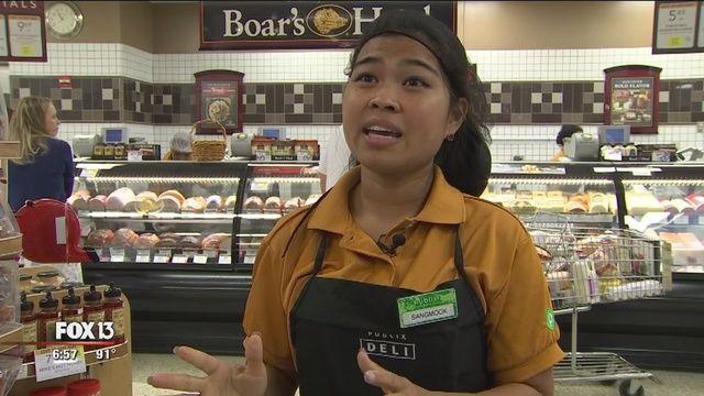 Publix Deli Logo - Publix deli worker feeds homeless on days off - Video | FOX 13 Tampa Bay