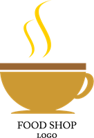 Coffee Food Logo - Coffee Cup Food Logo Vector (.AI) Free Download