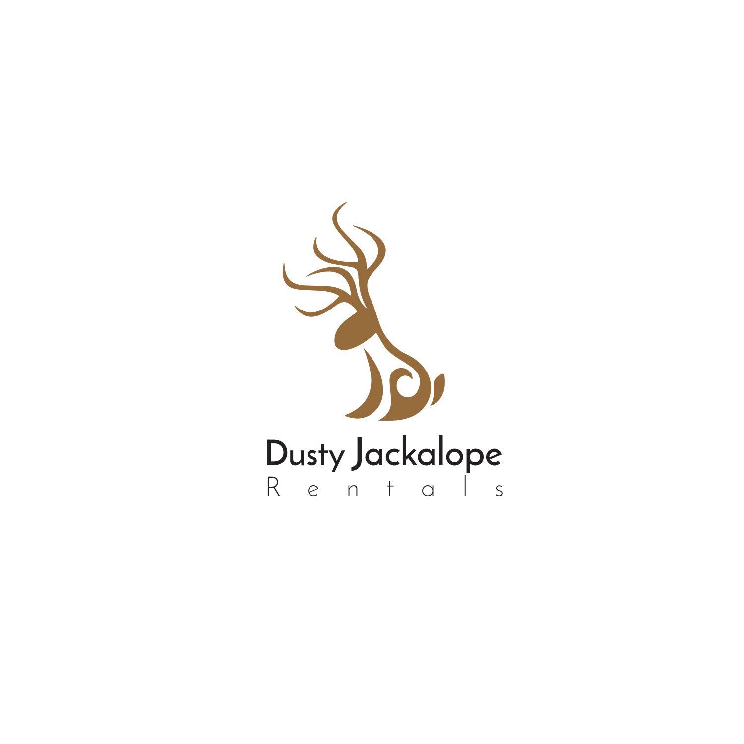 Jackalope Logo - Playful, Modern, It Company Logo Design for Dusty Jackalope Rentals