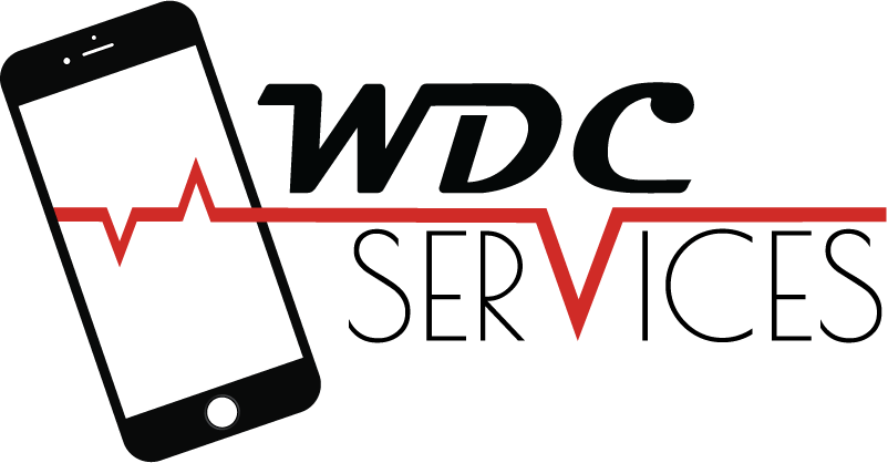 Cracked Phone Logo - WDC Services - Cracked Screen Repair Specialists