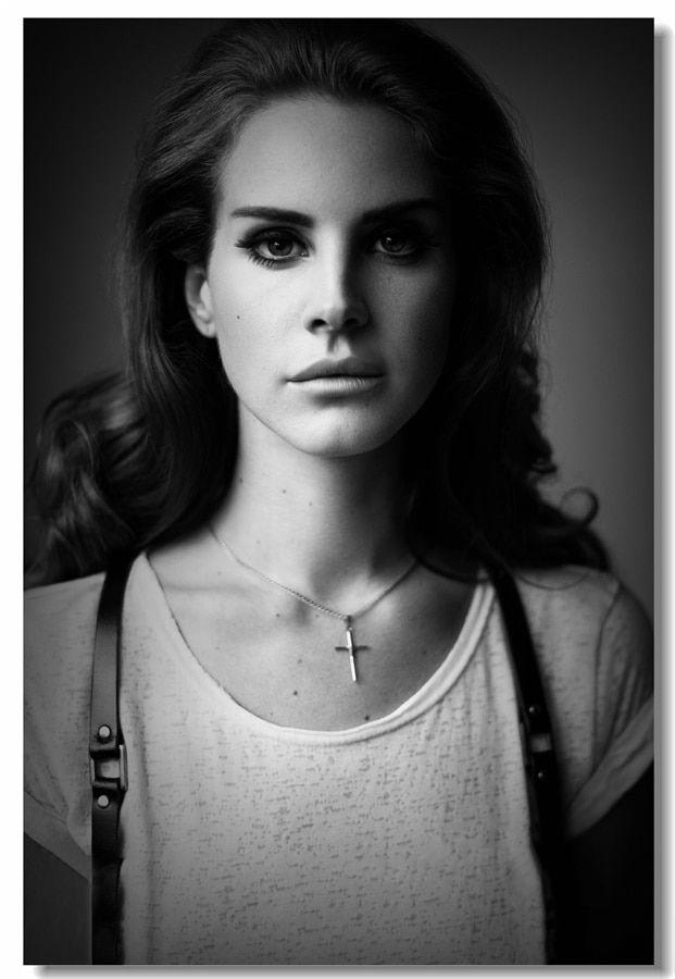 Lana Del Rey Black and White Logo - Custom Canvas Wall Decor Lana Del Rey Smoking Posters Lana Del Rey ...