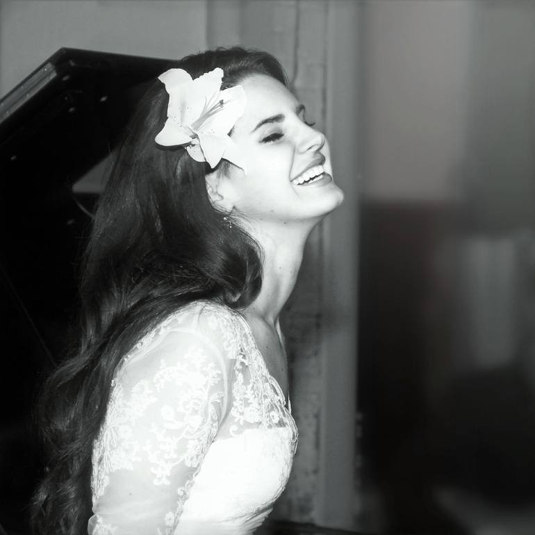 Lana Del Rey Black and White Logo - Lana Del Rey 01 Photography