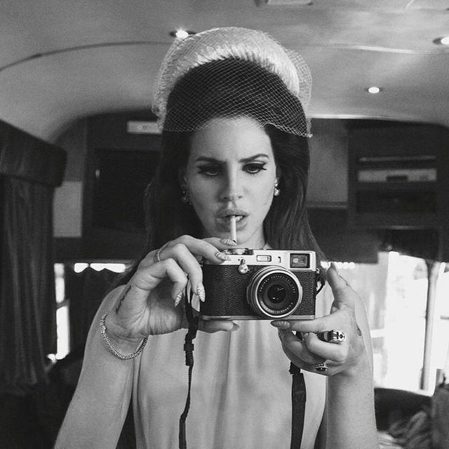 Lana Del Rey Black and White Logo - p>Lana never misses an opportunity to bewitch our souls with a retro ...