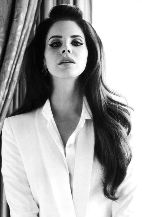 Lana Del Rey Black and White Logo - LANA DEL REY