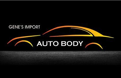 Automotive Import Logo - Gene's Import Auto Body - Moore Design Graphics