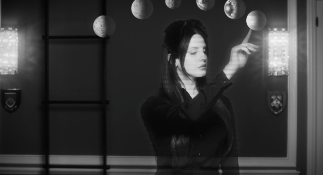 Lana Del Rey Black and White Logo - Lana Del Rey Takes Us Back To The Space Race - Stereogum