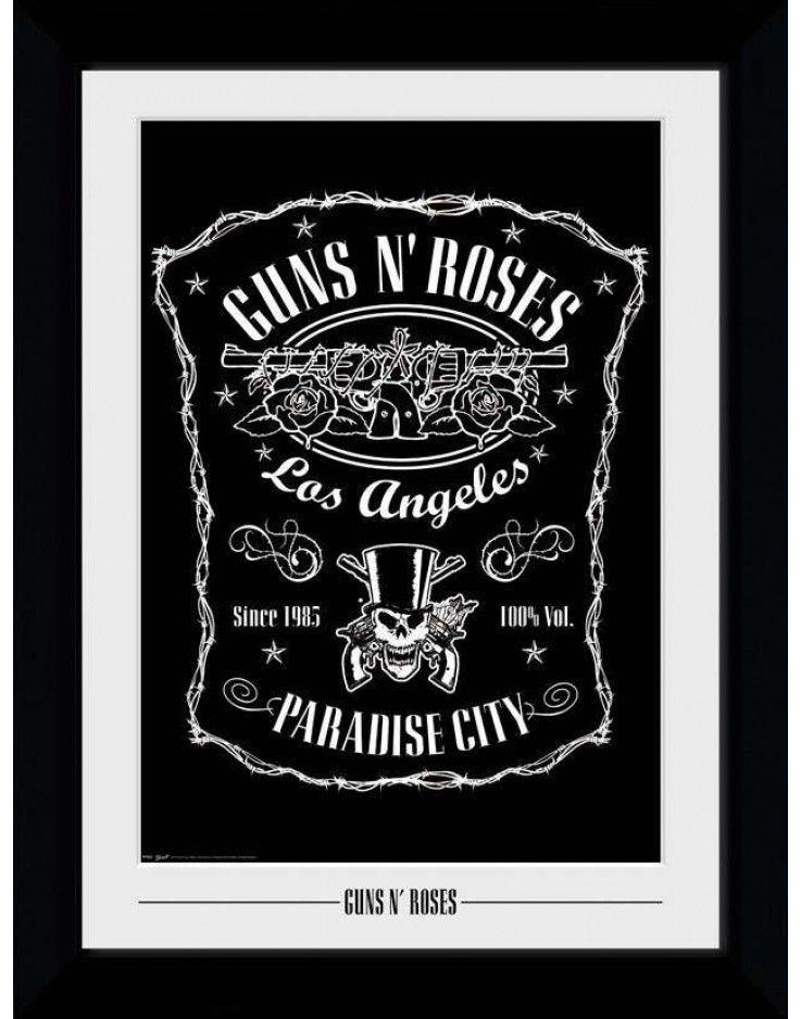 Paradise City Logo - Guns N Roses Paradise City Collector Print