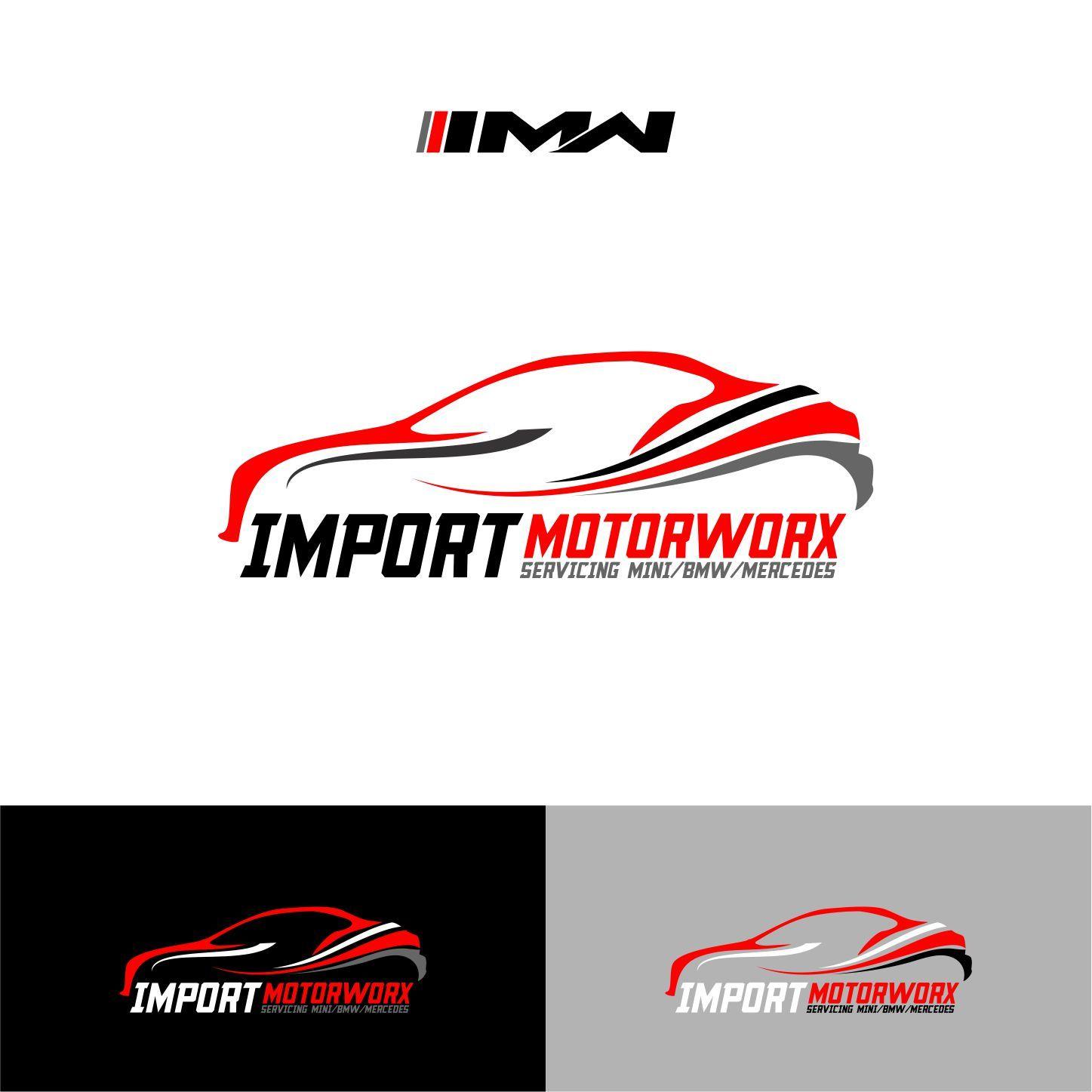 Automotive Import Logo - Upmarket, Modern, Automotive Logo Design for Import MotorWorx
