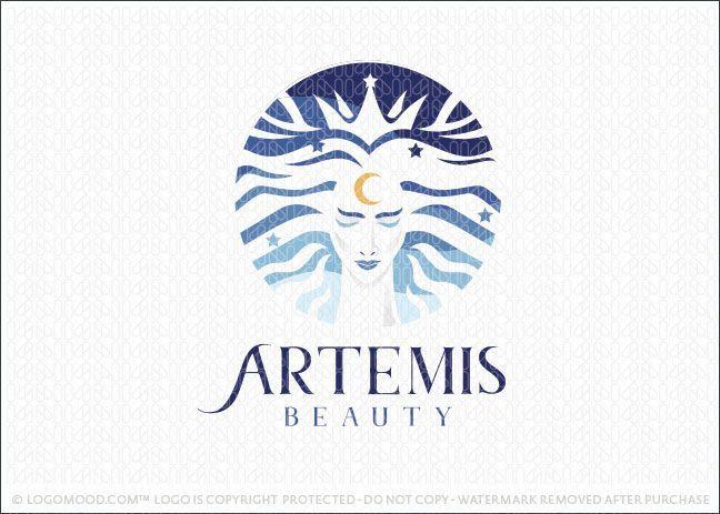 Goddess Face Logo - Artemis Beauty | design | Logo design, Logos, Beauty logo