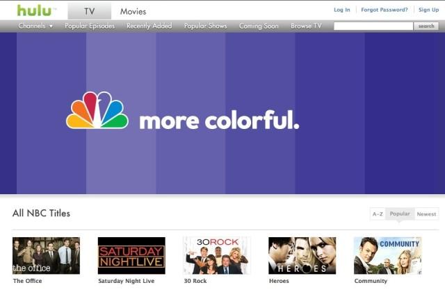 Hulu NBC Logo - Gigaom. Comcast: No Plans to Pull NBC Content from Hulu