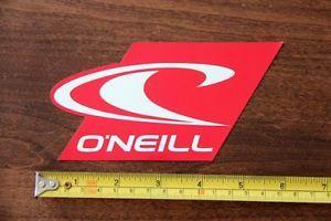 Red Wave Logo - ONEILL Surf STICKER Decal NEW Red Wave Logo