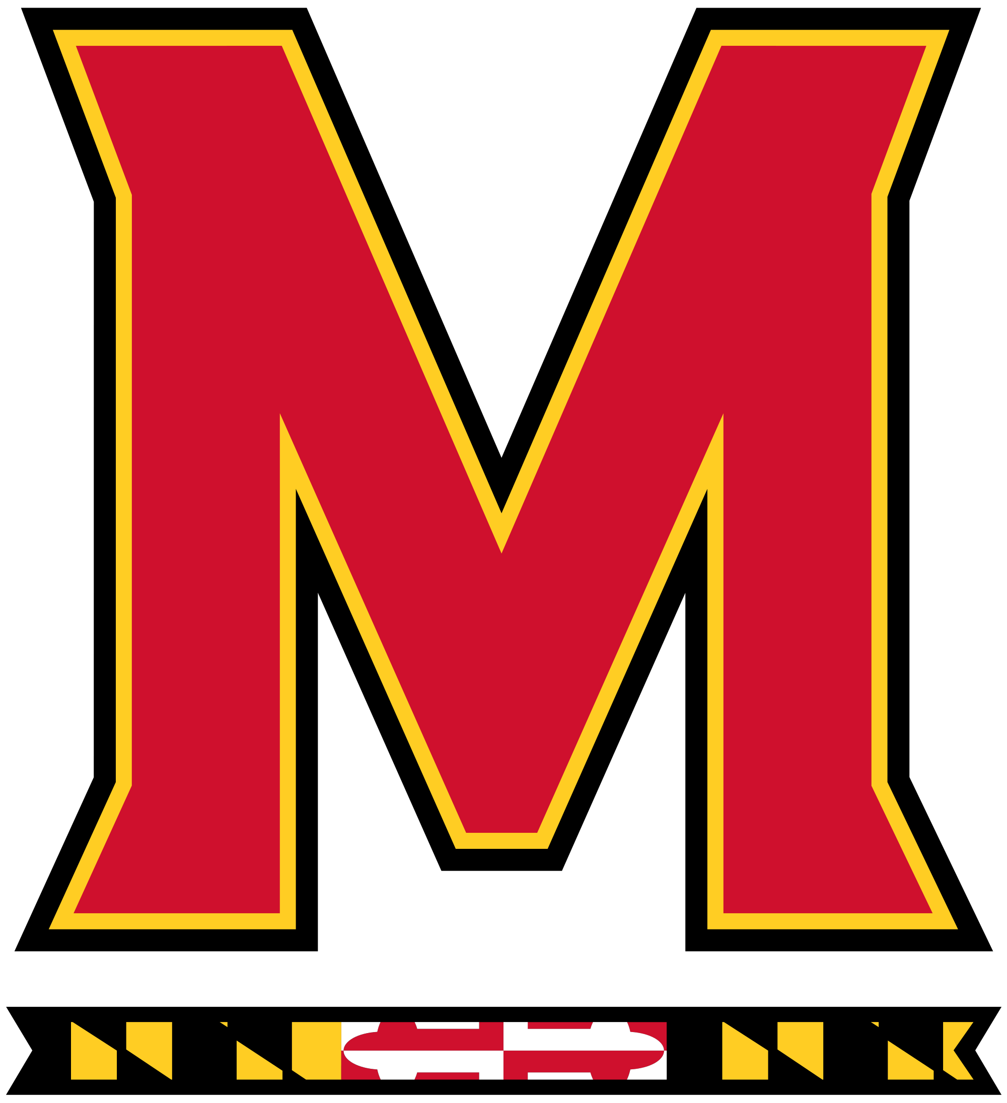 Maryland M Logo - Maryland Terrapins logo.svg