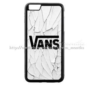 Cracked iPhone Logo - New Vans White Cracked Logo iPhone Samsung 5 6 7 8 9 X XR XS Max ...
