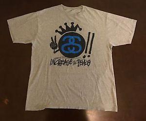 90s Stussy S Logo - Vintage 90's Stussy Increase The Peace T Shirt | eBay