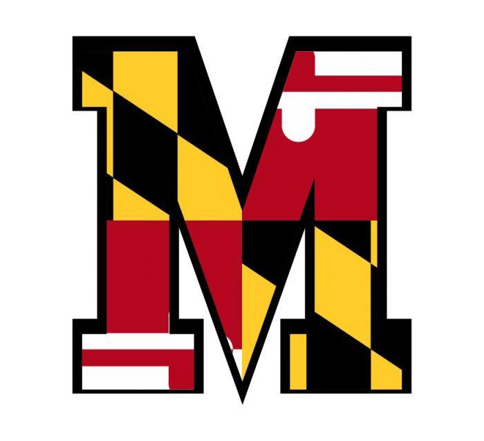Maryland M Logo - Maryland Flag Letter M Decal