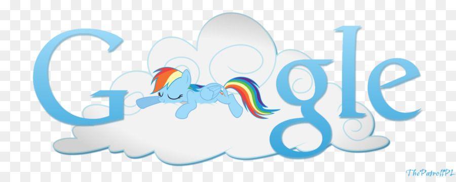 Blue Dash Logo - Rainbow Dash Google logo Twilight Sparkle Blue - apple rainbow logo ...