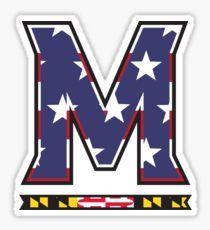 Maryland M Logo - Umd Stickers | Redbubble