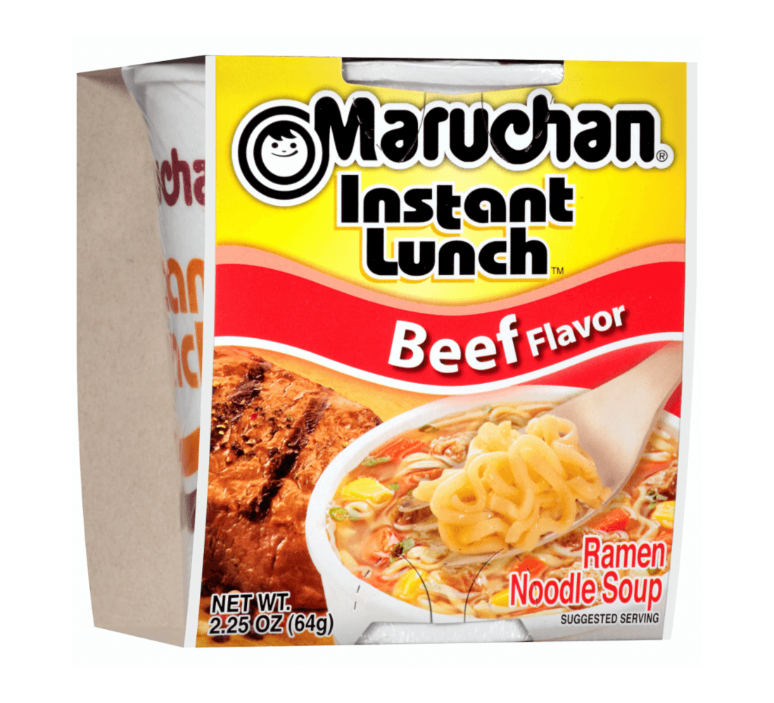 Maruchan Ramen Noodles Logo - Maruchan Instant Lunch Beef Flavor Ramen Noodle Soup Cup