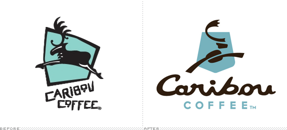 Caribou Logo - Brand New: Caribou Coffee Leaps into the Future