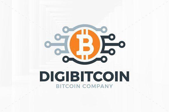 Bitcoin Logo - Digi Bitcoin Logo Template ~ Logo Templates ~ Creative Market
