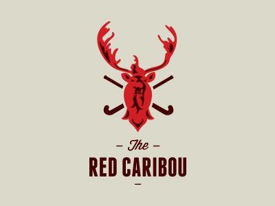 Caribou Logo - The Red Caribou Logo by Matt Nosworthy | Dribbble | Dribbble