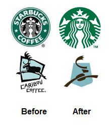 Caribou Logo - Starbucks and Caribou Logos Break New Ground - Common Sense Web ...