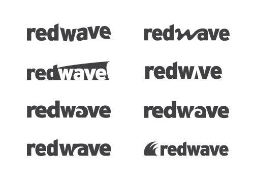 Red Wave Logo - Redwave Systems Brand Identity Design Process | JUST™ Creative