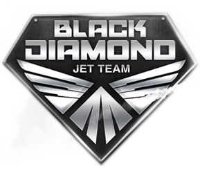 Diamond Team Logo - Black Diamond Jet Team
