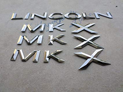 MKX Logo - 07 10 Lincoln MKX Logo 2L7Z 7842528 CA Emblem 7A1Z