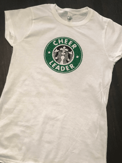 Cheerleader Starbucks Logo - Starbucks Cheerleader Shirt | ikanic creations