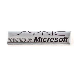 Sync Logo - Ford Edge Lincoln MKX Sync Powered By Microsoft Emblem Silver Center ...