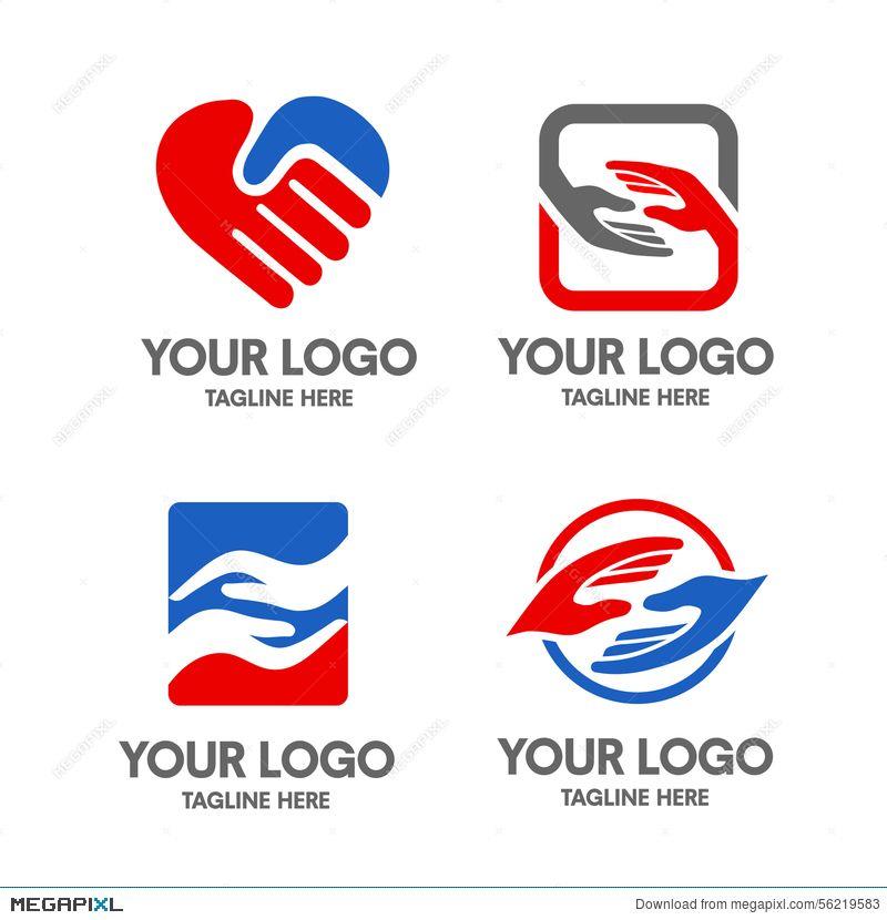 Shaking Hands Logo - Shake Hands Logo Illustration 56219583 - Megapixl