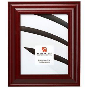 Red F Frames Logo - Craig Frames Contemporary Upscale, 2 Mahogany Red Picture Frame