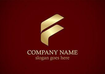 Red Gold F Logo - F Logo And Royalty Free Image, Vectors