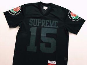 Gold and Red M Logo - SUPREME ROSE JERSEY [F/W 2012] M FOOTBALL BLACK RED GOLD BOX LOGO ...
