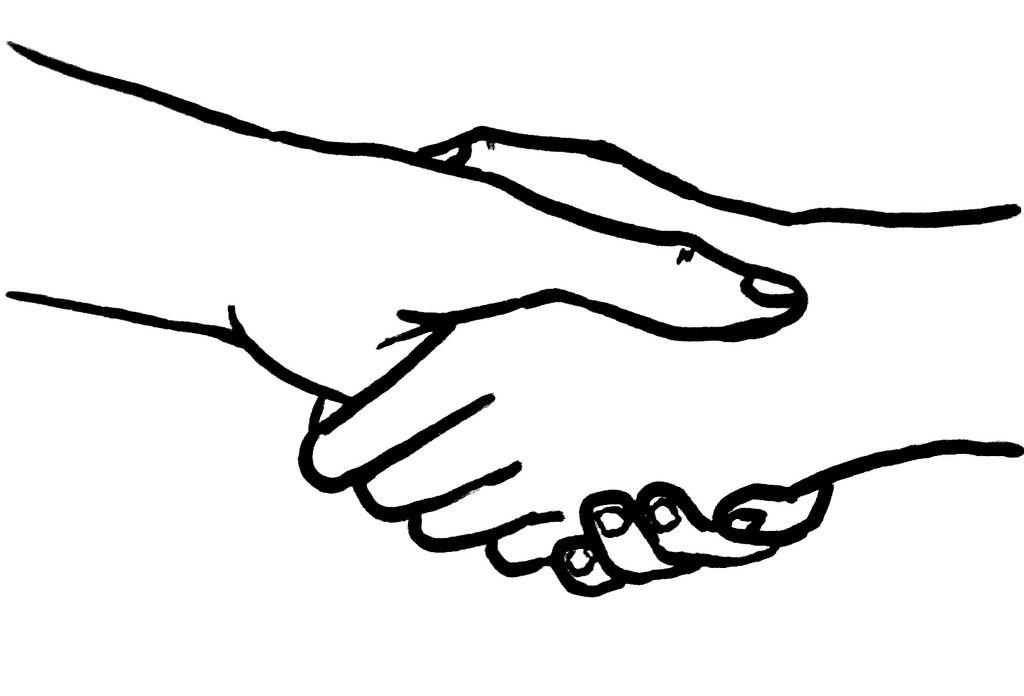 Shaking Hands Logo - Handshake. Due To Popular Demand I Have Re Vamped My Illust