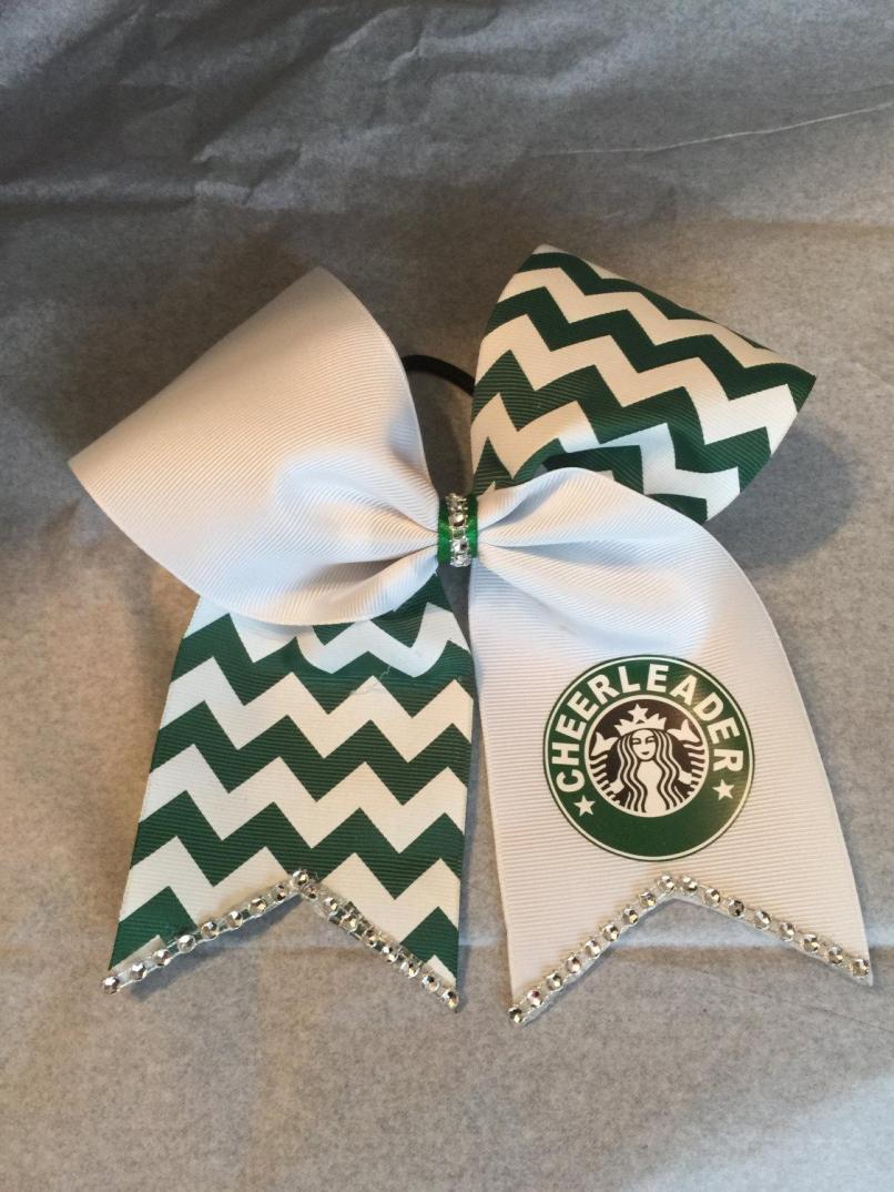 Starbucks Cheerleader Logo - Starbucks Cheerleader Cheer Bows With Logo Bing Image Rose