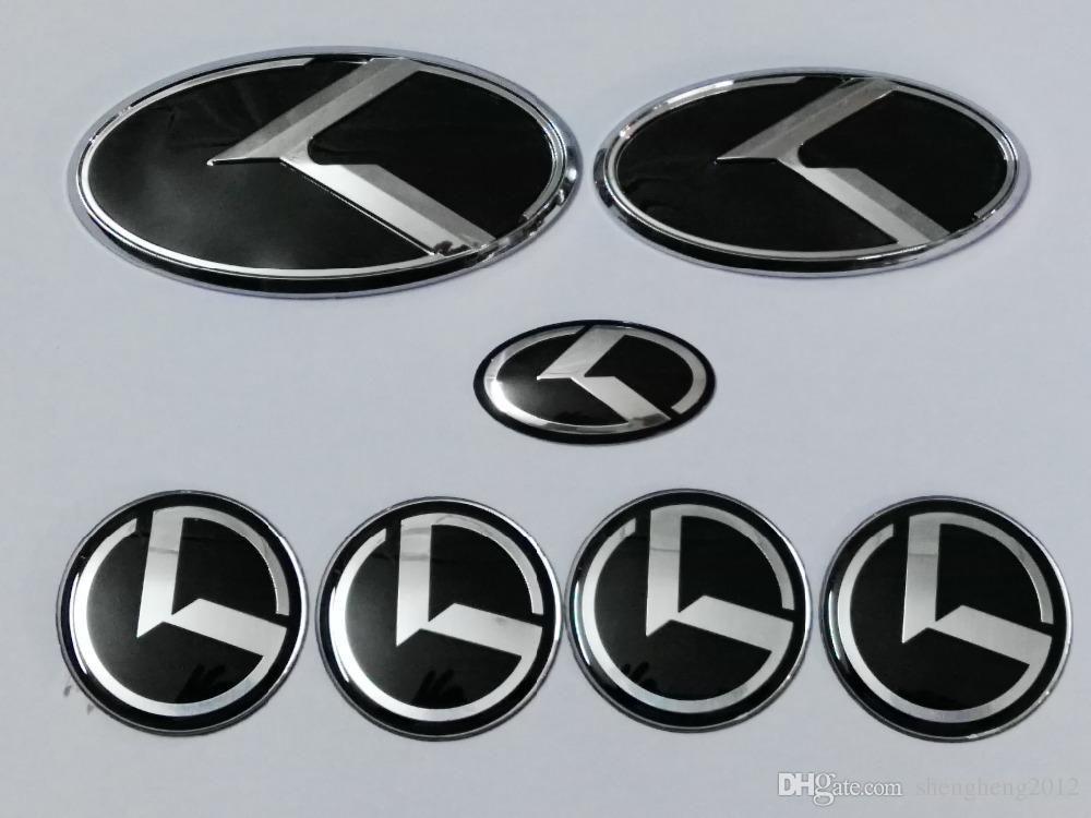 New Kia Logo - 2019 New Black K Logo Badge Emblem For KIA OPTIMA K5 /Car Emblems/3D ...