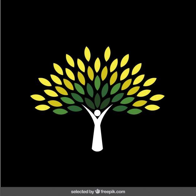 Green Tree Logo - Abstract green tree logo Vector | Free Download