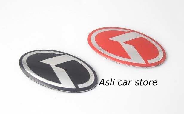 Black Kia Logo - Online Shop 6.3*3.0cm K Logo Black Steering Wheel Emblem Badge ...