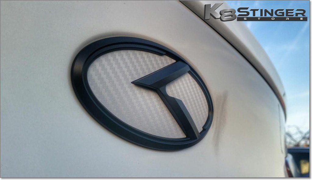 Black Kia Logo - Kia Stinger 3.0 K Emblem Sets Black Edition