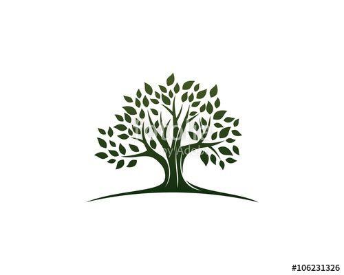 Oak Tree Logo - Green Oak Tree Logo