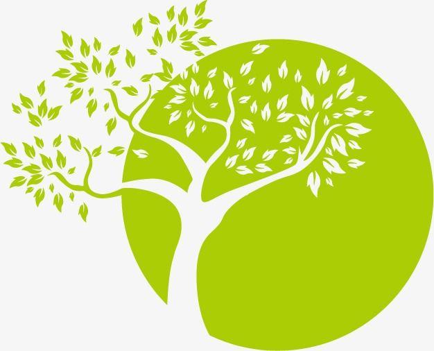 Green Tree Logo - Cartoon Tree Logo Image, Flag Icon, Creative Design, Logo Design PNG
