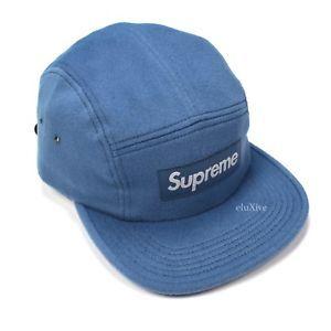 Loro Piana Supreme Box Logo - NWT Supreme NY Men's Slate Box Logo Loro Piana Wool Camp Cap Hat ...