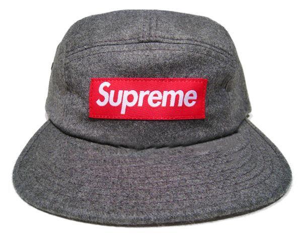 Loro Piana Supreme Box Logo - Wholesale Supreme Box Logo Camp Cap LORO PIANA GREY woolrich safari ...