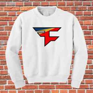 FaZe Gaming Logo - FaZe Clan Fortnite Game Logo White Sweatshirt