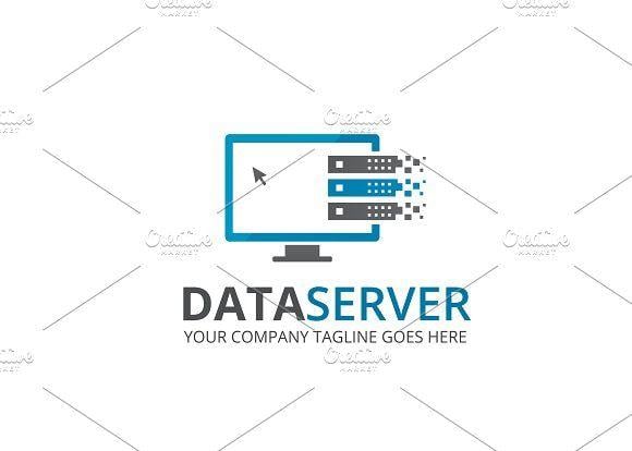 Server Logo - Data Server Logo Logo Templates Creative Market
