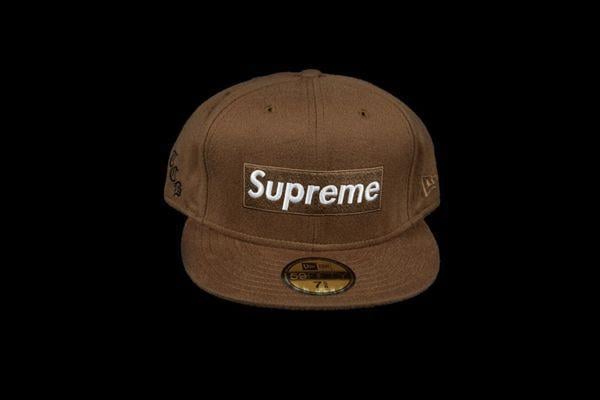 Loro Piana Supreme Box Logo - Cappelli Fitted Supreme Loro Piana Box Logo - Marrone